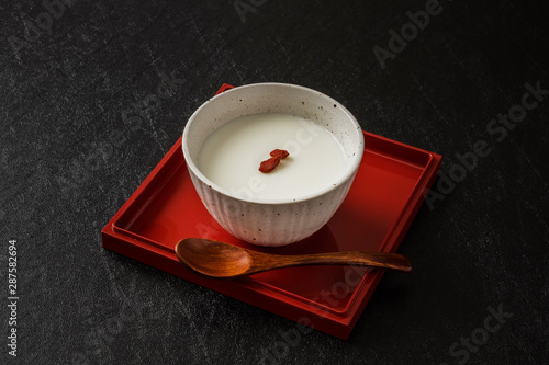 杏仁豆腐　 Apricot kernel tofu Taiwan dessert photo