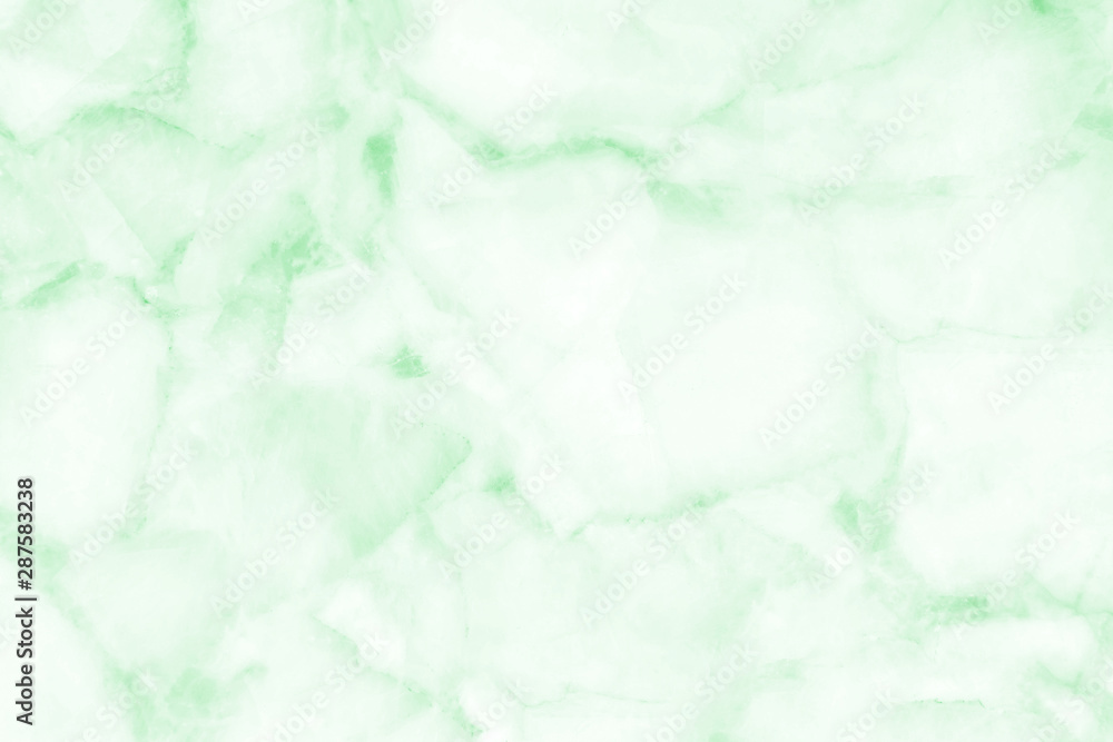 Green marble pattern texture abstract background / texture surface of marble stone from nature / can be used for background or wallpaper / Closeup surface marble stone wall texture background.