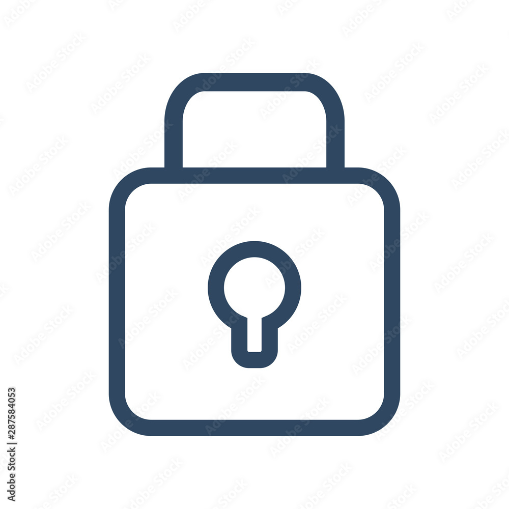 Isolated padlock vector design Isolated padlock vector design