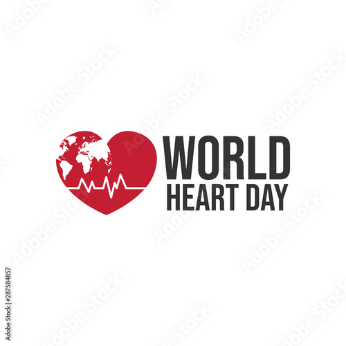 Creative concept of world heart day vector image