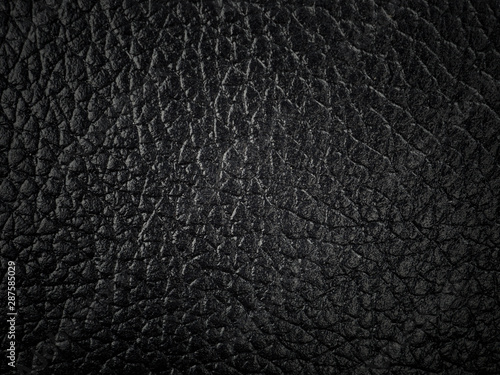 Wallpaper Mural Black leather texture background surface,filter vintage tone Torontodigital.ca