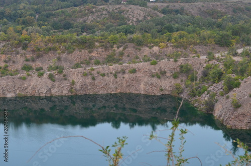 Mygeja: view of the canyon with lake