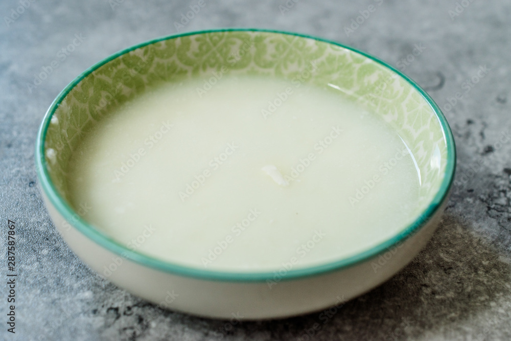 Organic Yogurt / Yoghurt Water Ready to Use in Bowl. Organic Yogurt / Yoghurt Water Ready to Use in Bowl.