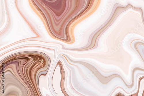 Marble ink colorful. brown marble pattern texture abstract background. can be used for background or wallpaper