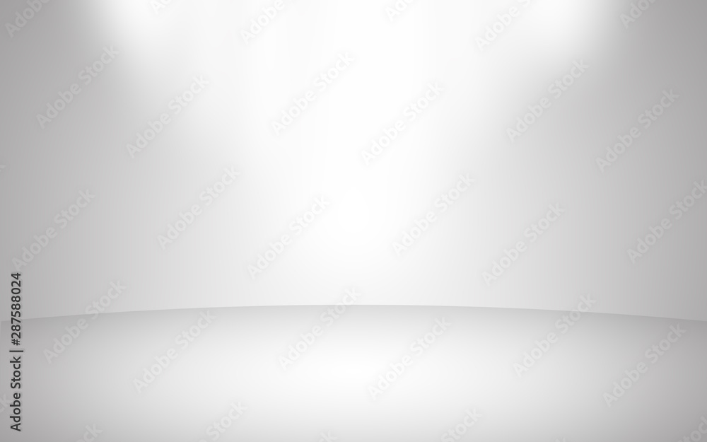 Gray empty room studio gradient with spotlight used for background and display your product Gray empty room studio gradient with spotlight used for background and display your product