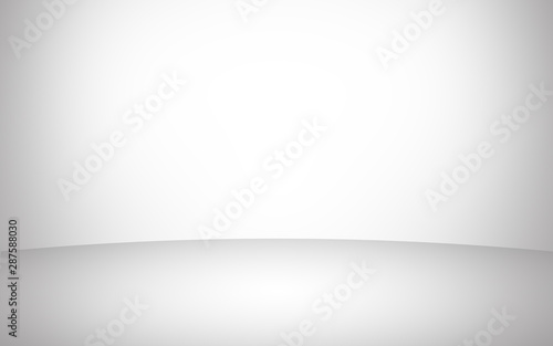 Gray empty room studio gradient with spotlight used for background and display your product