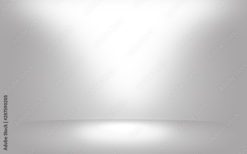 Gray empty room studio gradient with spotlight used for background and display your product Gray empty room studio gradient with spotlight used for background and display your product