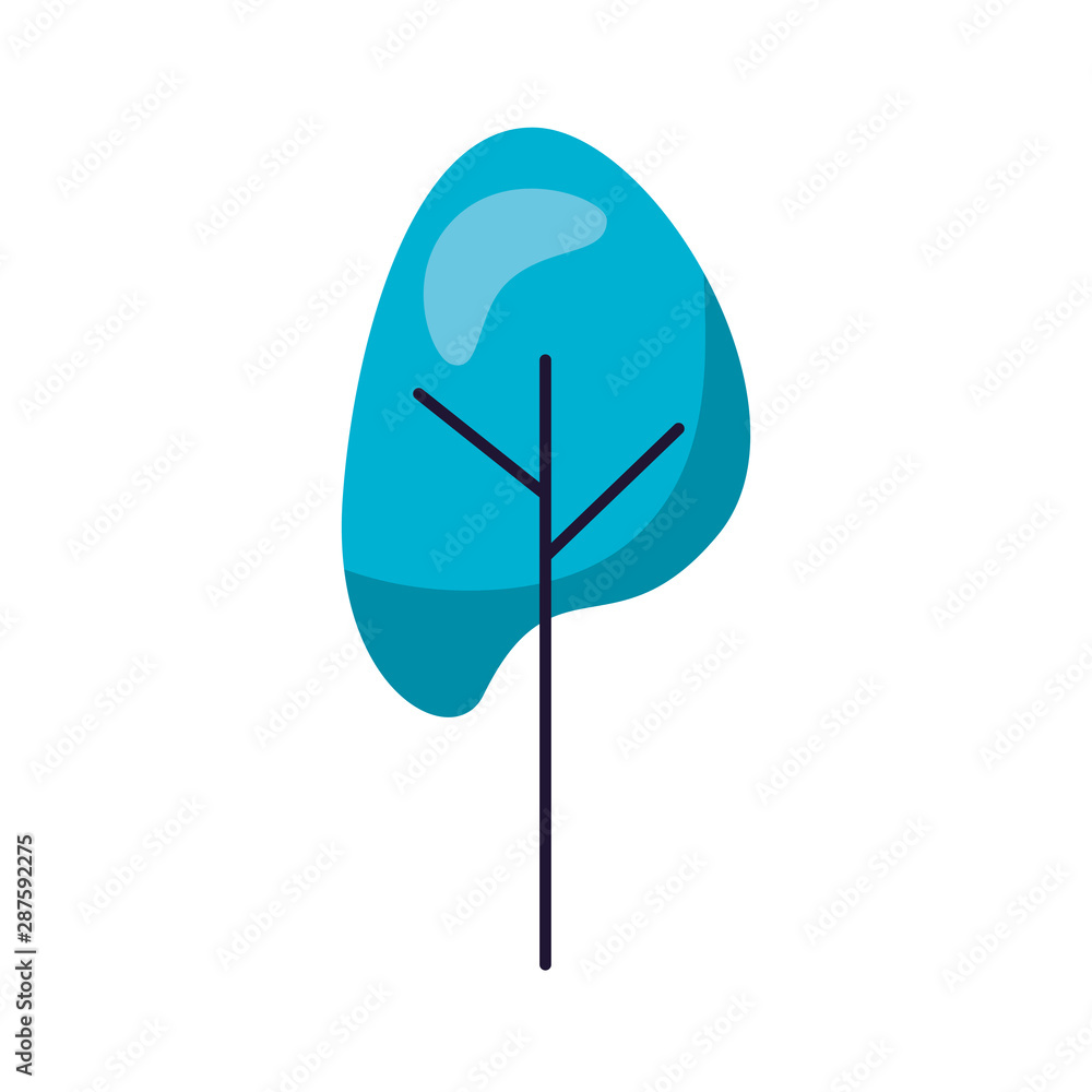 Isolated abstract and season tree design Isolated abstract and season tree design