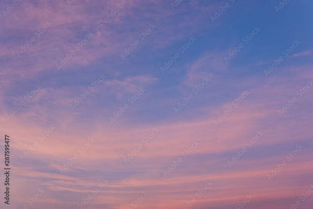 Colorful cloud and sky background