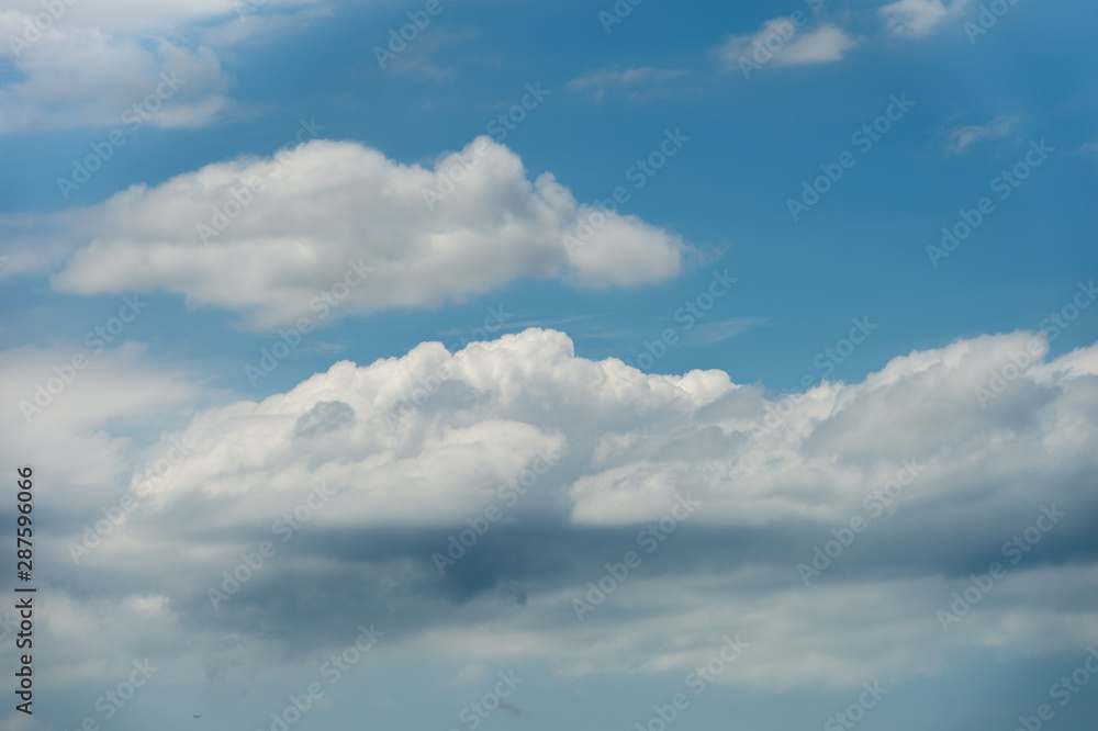 clouds on blue sky, nature cloudy background with copyspace clouds on blue sky, nature cloudy background with copyspace