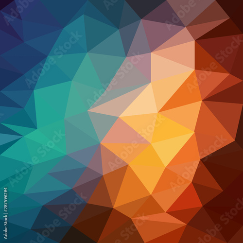 Abstract modern background with triangles in bright colors. Vector illustrations