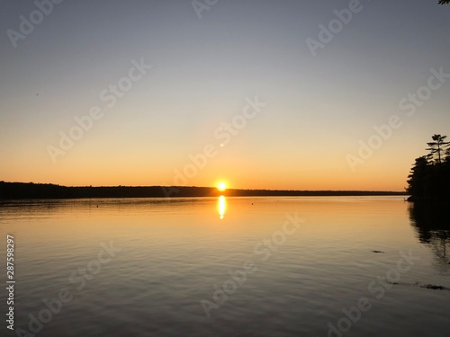 sunset on lake © Briana