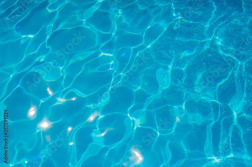 background blue pool water, Surface of blue swimming pool
