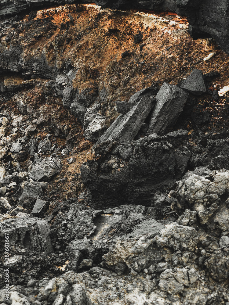 Beautiful image of vulcan rock for background Beautiful image of vulcan rock for background