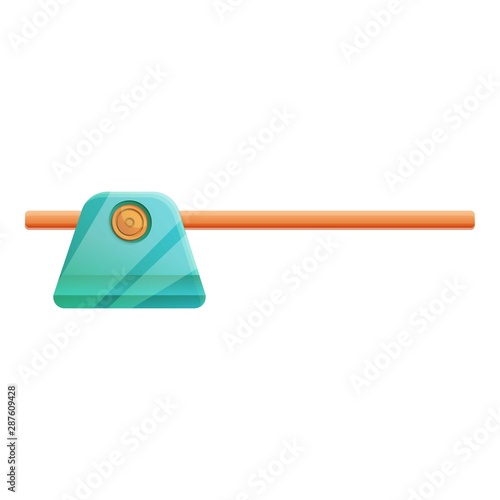 Home pool diving board icon. Cartoon of home pool diving board vector icon for web design isolated on white background