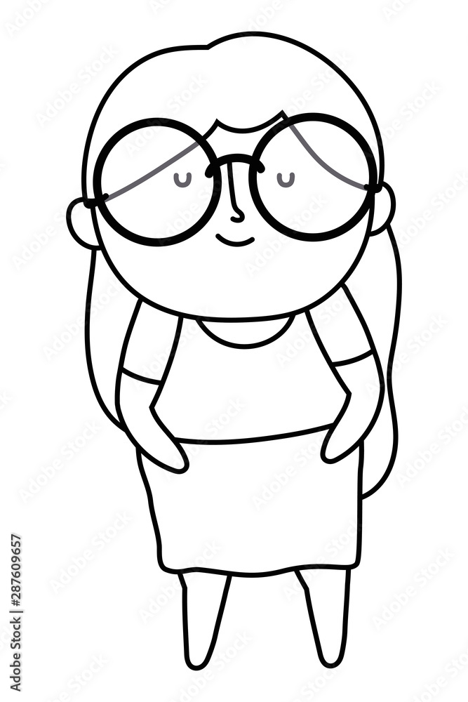 Grandmother cartoon vector design vector illustration Grandmother cartoon vector design vector illustration