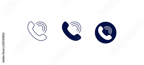 Vecteur logo téléphone