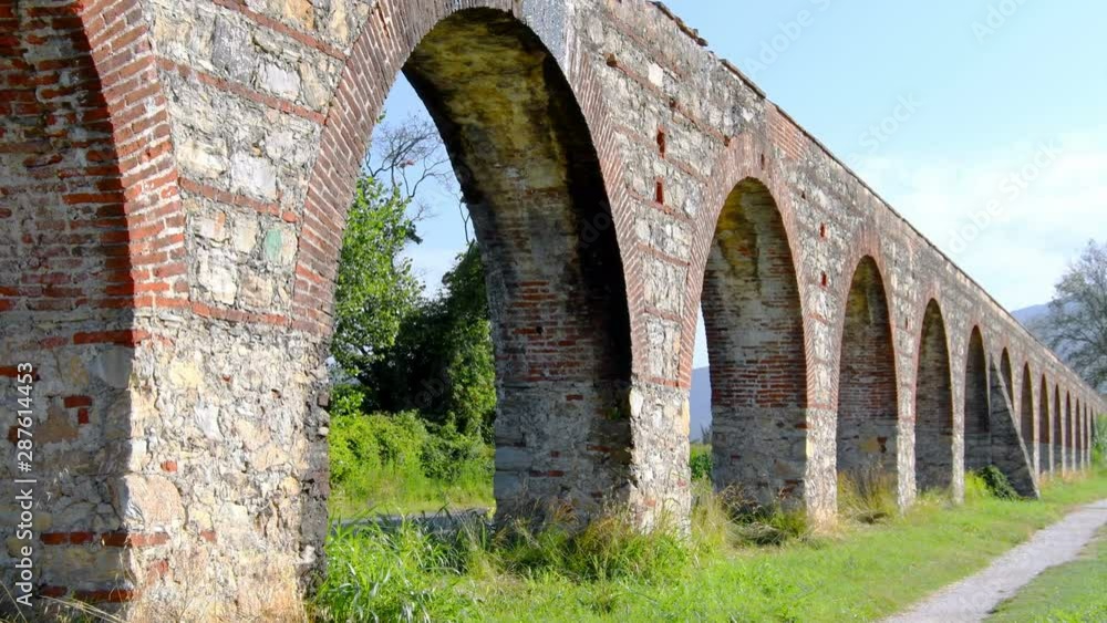Ancient building of the 17th centuries in Tuscany with little path next - Real Time in 4K Ancient building of the 17th centuries in Tuscany with little path next - Real Time in 4K