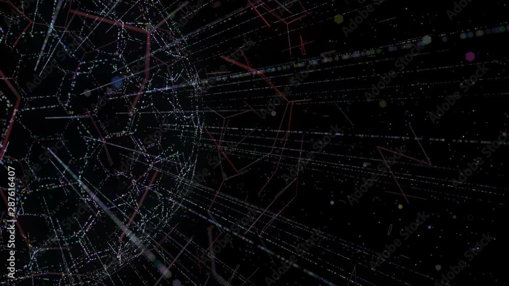 Abstract SciFi particles background.Sphere from hexagon chain animation.Particles explosion.Cosmic dust,stars and flares.Black background. Type 1 Abstract SciFi particles background.Sphere from hexagon chain animation.Particles explosion.Cosmic dust,stars and flares.Black background. Type 1