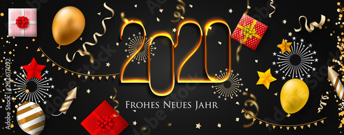 Neujahrsgruss 2020 - Frohes Neues Jahr