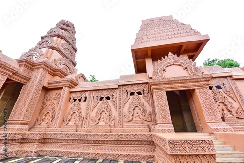 Beautiful Exterior of Wat Tham Pu Wa in Kanchanaburi