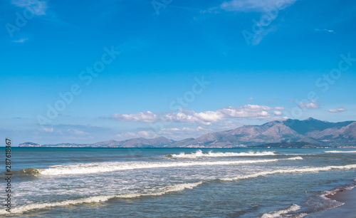 Vászonkép Mediterranean beach