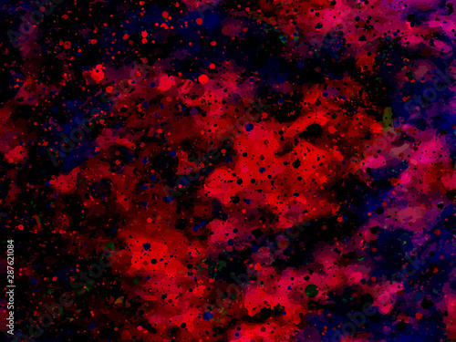 Hand drawn backgrounds, textures, grunge dirty design elements. Halloween texture. Abstract red background.