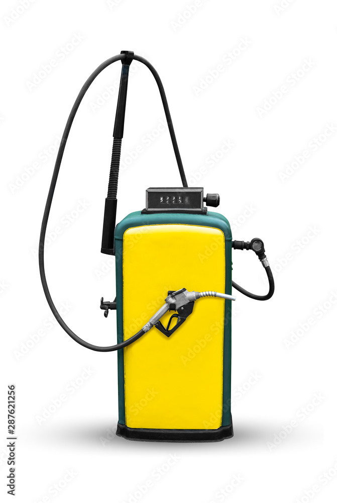 Fototapeta premium Old antique Refuelling tank