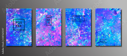 Abstract painting, background for wallpapers, posters, cards, invitations, websites. Modern painting handmade background. Marble effect painting Vector