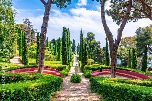 Saint Clotilde garden (Jardines de Santa Clotilde), Lloret del Mar, Spain photo
