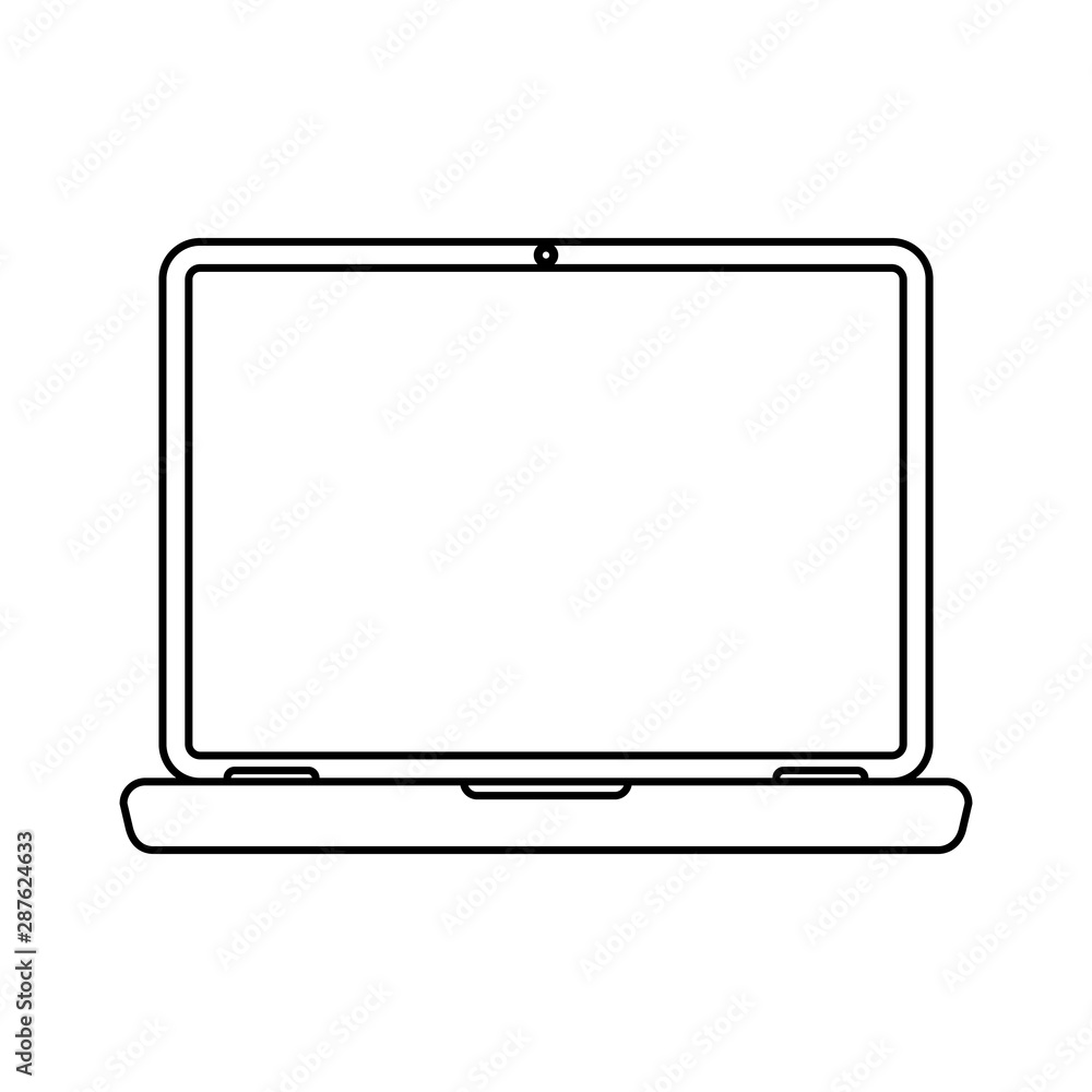 Isolated laptop vector design Isolated laptop vector design
