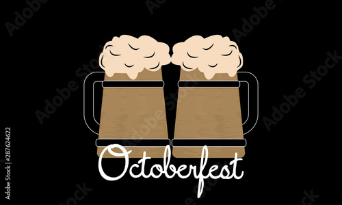 Abstract October Fest Banner background 