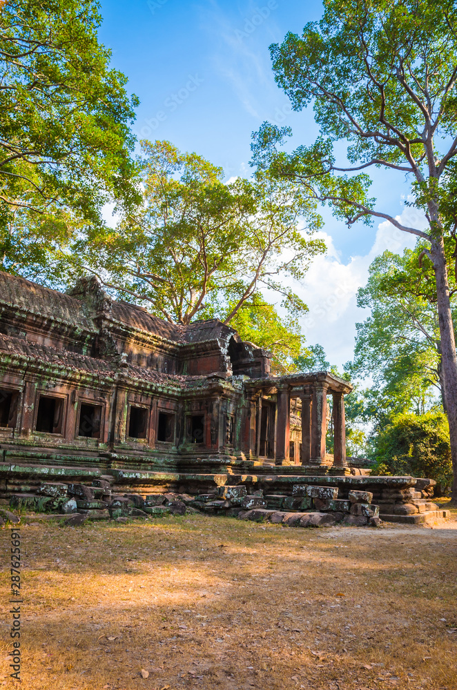 Gate of ancient temple complex Angkor Wat, Siem Reap, Cambodia. Gate of ancient temple complex Angkor Wat, Siem Reap, Cambodia.