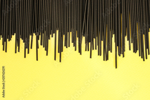 pasta black spaghetti  raw product  concept. food background. copy space