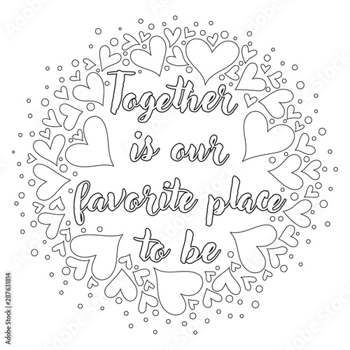 Coloring for adults.