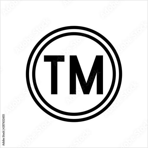 TM Trademark Symbol Icon, Tm Symbol, Unregistered Trademark Symbol Icon