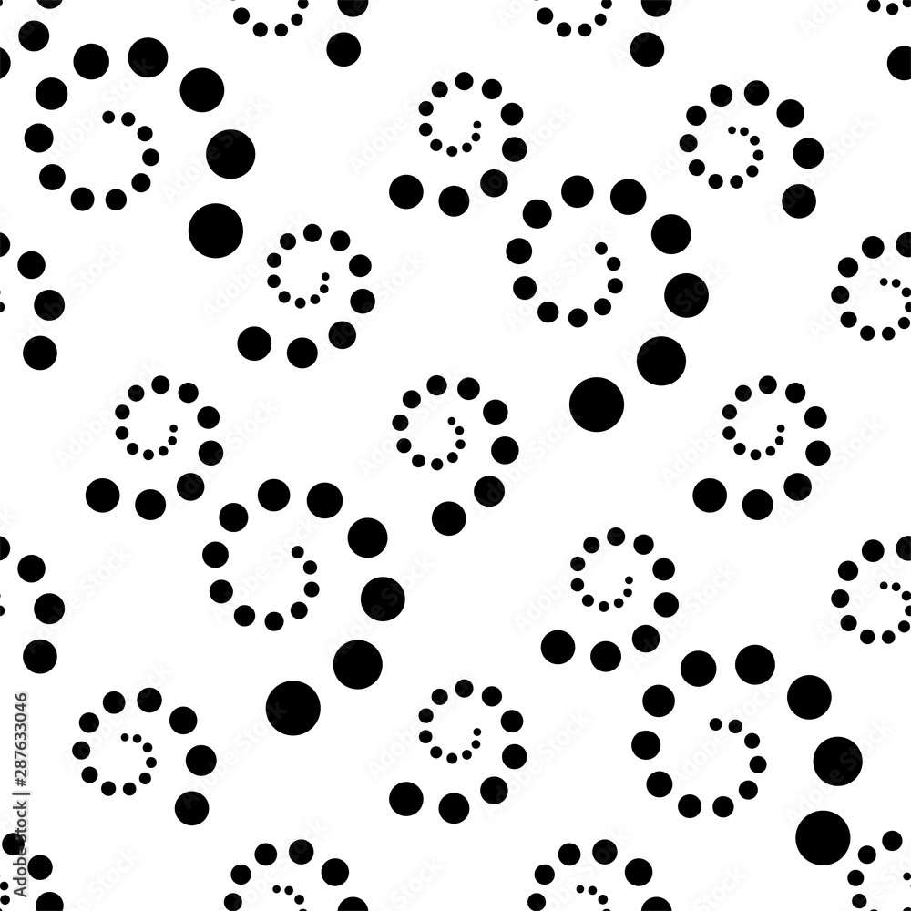Geometric Seamless Pattern Circles Geometric Seamless Pattern Circles