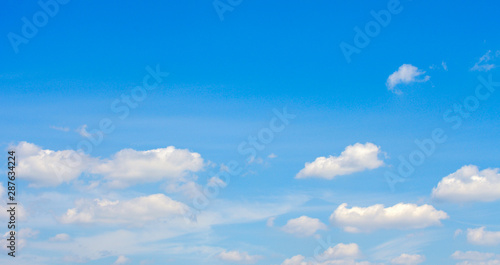 White clouds in blue sky © photolink