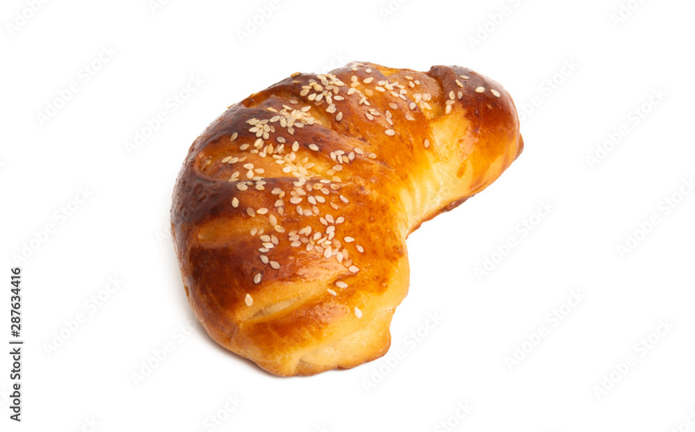 bagel with jam isolated bagel with jam isolated