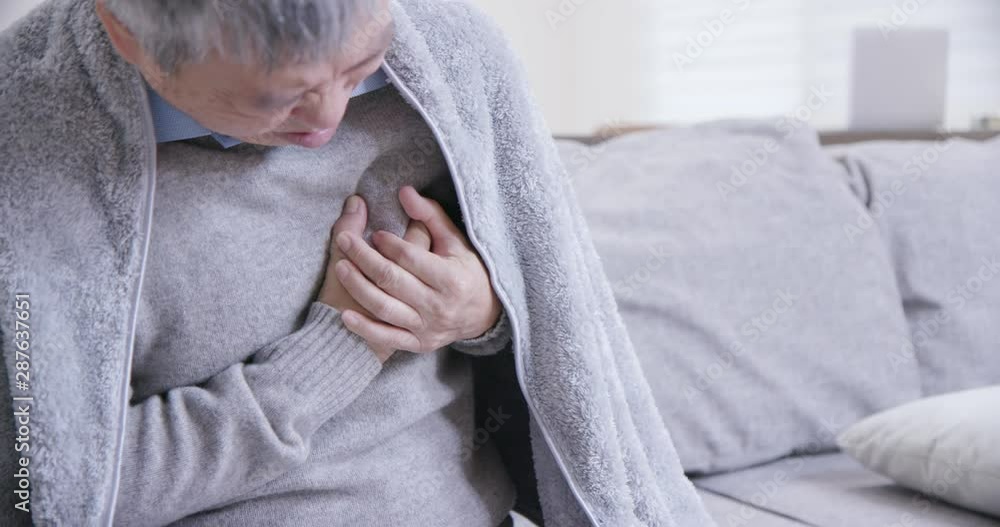 asian elderly man feel chest pain asian elderly man feel chest pain