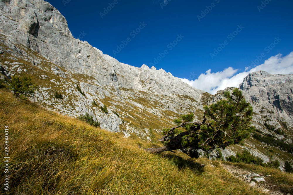 Prisojnik mountain in Slovenia, landscape