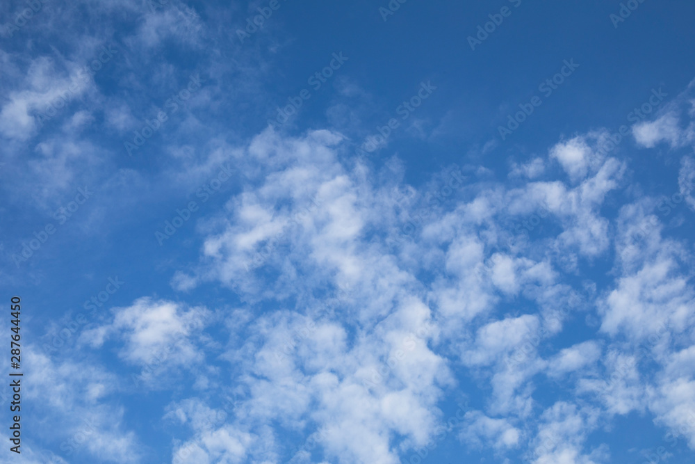Fototapeta premium white cloud on blue sky weather background