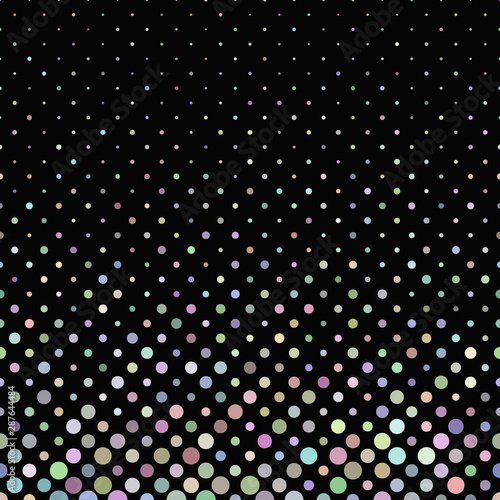 Colorful abstract geometric dot pattern background - illustration from small circles