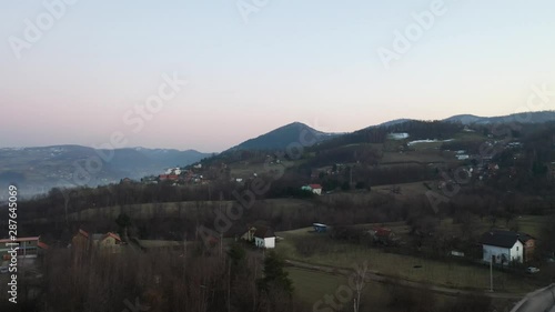 Bosnian pyramids; Pyramid of the Sun, Visoko, Bosnia and Herzegovina, February 2019.