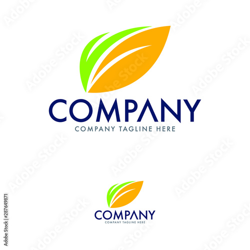 Tobacco Leaf Logo Design Template