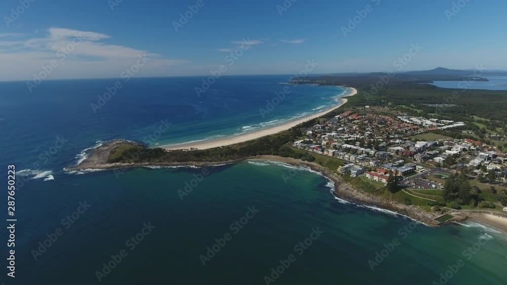 Aerial Drone Shot of Yamba, New South Wales Australia Aerial Drone Shot of Yamba, New South Wales Australia