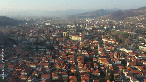 Visoko, Bosnia and herzegovina, Home town of Bosnian pyramids, February 2019.