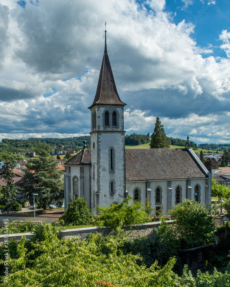 Church in Murten, Switzerland