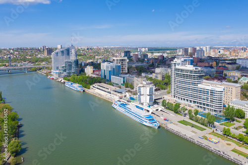 ROSTOV-ON-DON, RUSSIA - MAY 2019: Riverport on the waterfront. Rostov-on-Don. Russia © Stanislav Samoylik