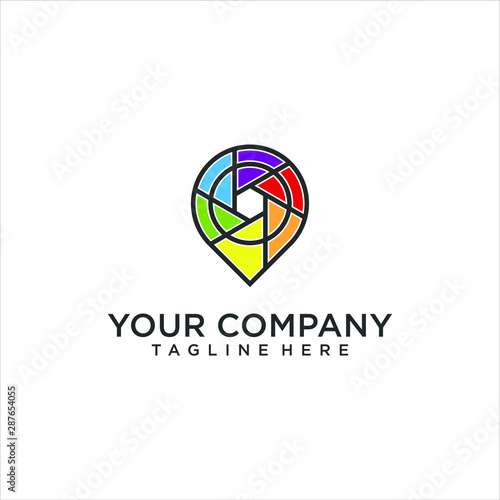 Camera Location Logo Template Vector download Free Download Camera Location Logo Template Vector download - GFXLoad
